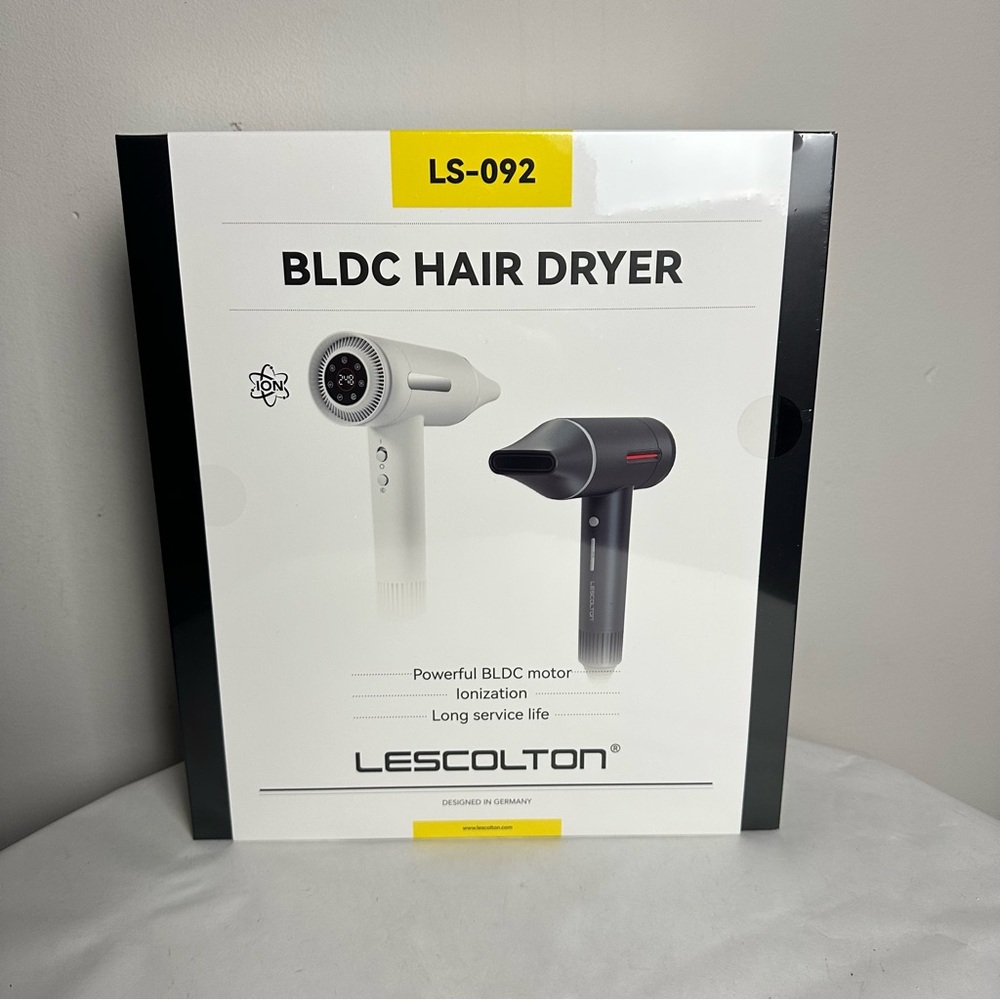 BLDC Hair Dryer - White and Black